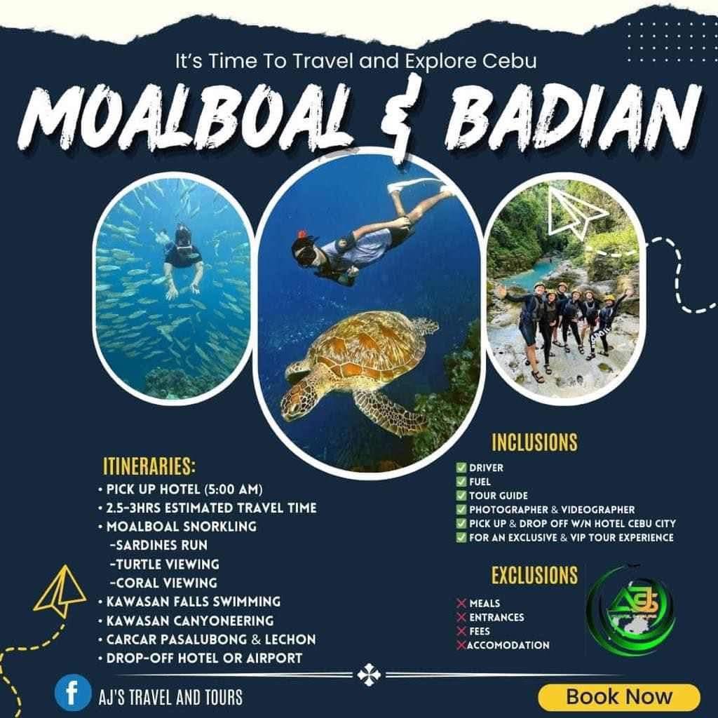 Moalboal & Badian Tour